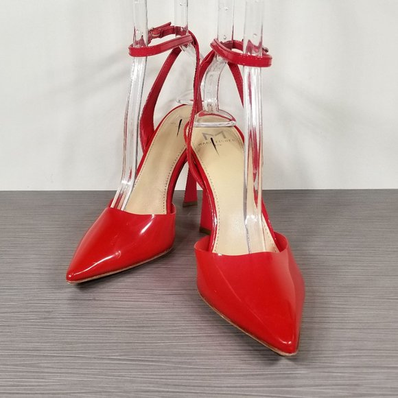 Marc Fisher Sereno Pump, Red , Womens Size 7.5 / 38 - Picture 4 of 11